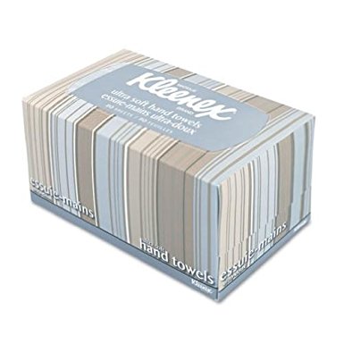 Kimberly Clark 11268 Kleenex Hand Towels Premium Ultra Soft, Pop-Up Box, White (1 Individual Box of 70 Sheets)