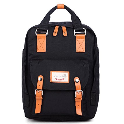 Water-resistant School Backpack Travel Bag fits 14inch Laptop for Student
