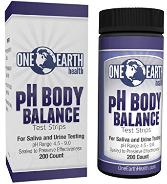Ph Test Strips 200 Count - Great for Alkaline diet and overall ph balance - Free Alkaline Food Chart (Sent Via Email)