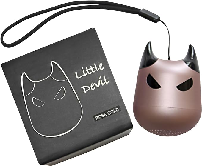 Little Devil - Portable Bluetooth Speaker with Multi Function Button for Selfies (Rose Gold)