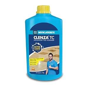 MYK LATICRETE Clenza TC Tile Cleaner (1L) | Removes tough stains instantly from tiles | Residential and commercial use | Indoor & Outdoor use Ideal for ceramic & vitrified tiles