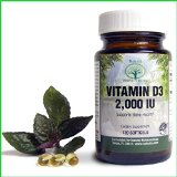 Natural Nutra - Premium Vitamin D3 - Sunshine Vitamin - Made in the USA - Non GMO - Gluten Free - All Natural - 120 Softgels - 2000 IU