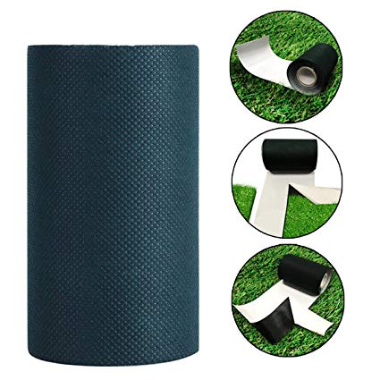 TYLife Artificial Grass Tape Self-Adhesive Seaming Turf Tape 6" x65.6'(15cm x 20m), Lawn,Carpet Jointing,Green