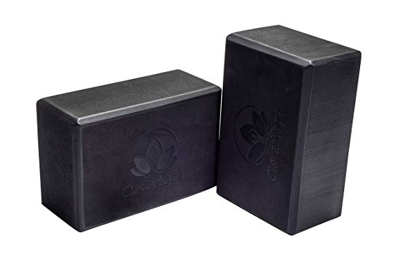 Yoga Block – High Density EVA Foam Bi-Color Exercise Block – Instantly Support and Improve Your Poses and Flexibility – Lightweight Versatile Fitness and Balance Odor Free Brick