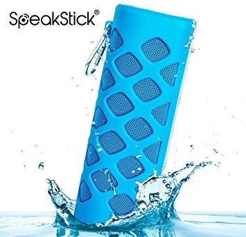 Waterproof Bluetooth Speaker Speakstick Prime With 2 Powerful 5w Speakers And 5600mah Power Bank, Shockproof & Dustproof (Blue)