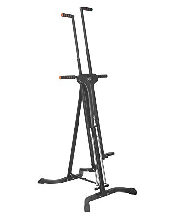 FEIERDUN Vertical Climber Foldable Exercise Machine Good for Full Body Cardio Workout Fitness
