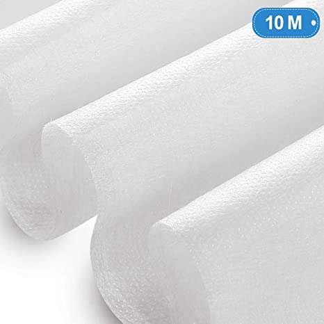 10 Meters Microfiber Non-Woven Fabric Waterproof Disposable Cloth Thickened Breathable Non-Woven Fabric 95 Percent Polypropylene Fabric Soft DIY Handmade Material Combination