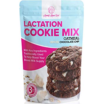 Lactation Cookies Mix - Oatmeal White Chocolate Chip Breastfeeding Cookie Supplement Support for Breast Milk Supply Increase - Key Ingredients to Help Boost Breastmilk Supply