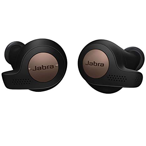 Jabra Elite Active 65t Earbuds – True Wireless Earbuds with Charging Case, Copper Black –  Bluetooth Earbuds with a Secure Fit and Superior Sound, Long Battery Life and More