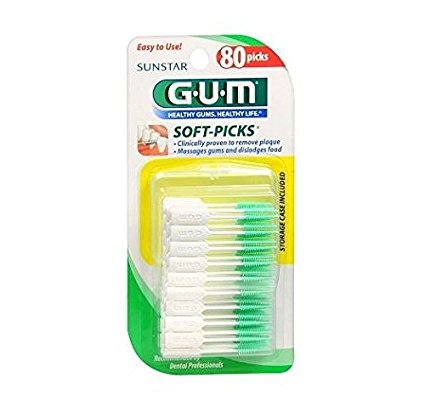 GUM Soft-Picks - 80 CT Pack of 2