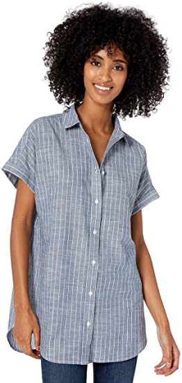 Amazon Brand - Goodthreads Women's Washed Cotton Short-Sleeve Tunic