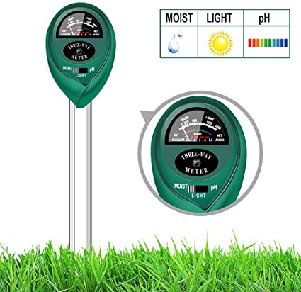 yoyomax Soil Test Kit pH Moisture Meter Plant Water Light Tester Testing Kits Garden Plants