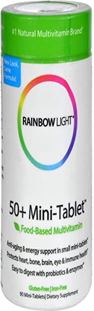 Rainbow Light 50  Mini-Tablet, 90 Tablets