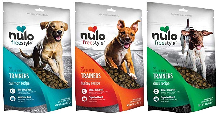 Nulo Puppy & Adult Freestyle Trainers Dog Treats: Healthy Gluten Free Low Calorie Grain Free Dog Training Rewards