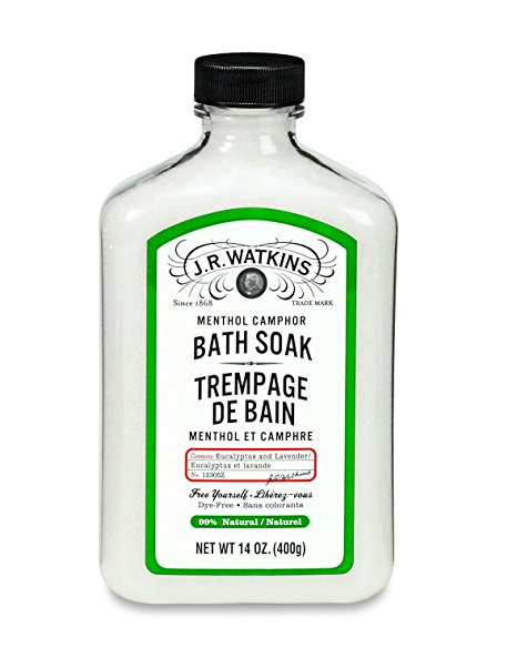 J.R. Watkins Menthol Camphor Bath Soak, 14-Ounce