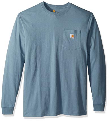 Carhartt Men's Workwear Jersey Pocket Long-Sleeve Shirt K126 (Regular and Big & Tall Sizes)