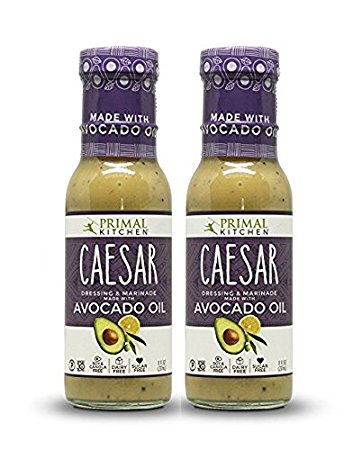 Primal Kitchen - Caesar, Avocado Oil-Based Dressing and Marinade, Whole30 and Paleo Approved (8 oz, 2-Pack)