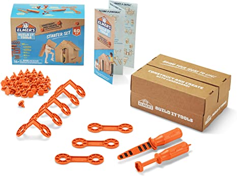 Elmer's Build It Tools Kids Crafts, Assorted 60 Count