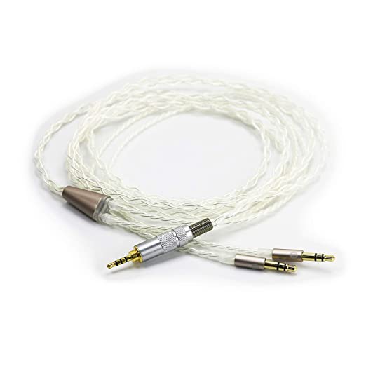 NewFantasia 2.5mm Trrs Balanced Male to Dual 3.5mm Male Balanced Cable Compatible with Hifiman Sundara, Arya, Ananda, HE4XX, HE-400i Headphone (Note must confirm your headphone is the Version with dual 3.5mm port)