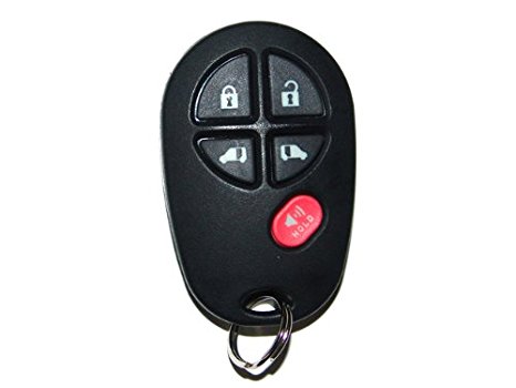 2004-2011 Toyota Sienna (with dual power sliding doors but no power liftgate) Factory Keyless Entry Remote with Programming Instructions FCC ID GQ43VT20T