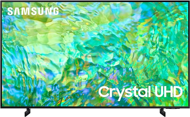 SAMSUNG UN43CU8000FXZA 43 Inch 4K Crystal UHD Smart TV with Dolby and an Additional 2 Year Extended Protection (2023)