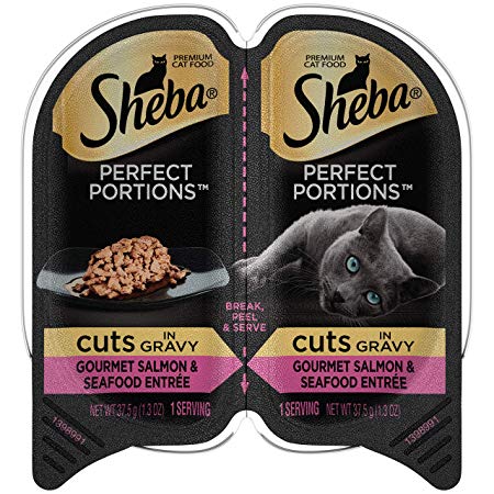 Sheba Perfect Portions Cuts in Gravy Wet Cat Food Trays