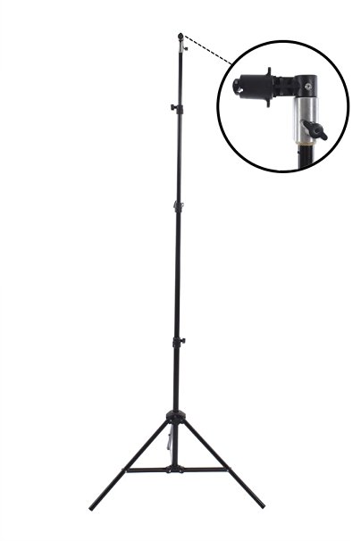 StudioPRO Pop Out Muslin Background & Reflector Clip Light Stand Support