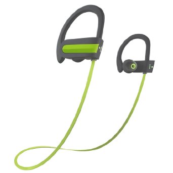Bluetooth headphones, Otium® Wireless Sports Earbuds Sweatproof Running Stereo Bass Earphones In-ear Headsets with Mic and Noise Cancelling for iPhone Samsung LG Green