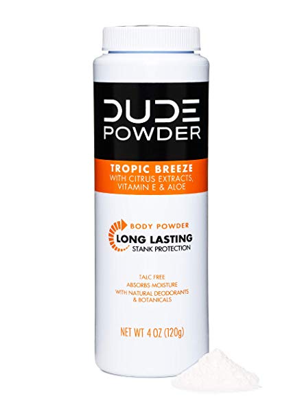 DUDE Powder, Tropic Breeze, 4 Ounce