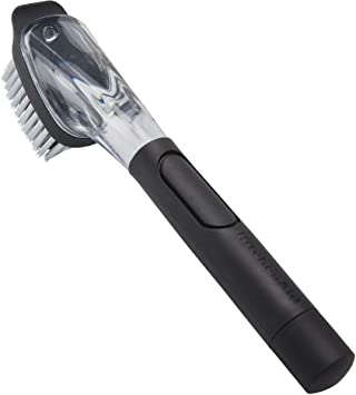 KitchenAid Soap Dispensing Sink Brush, Black