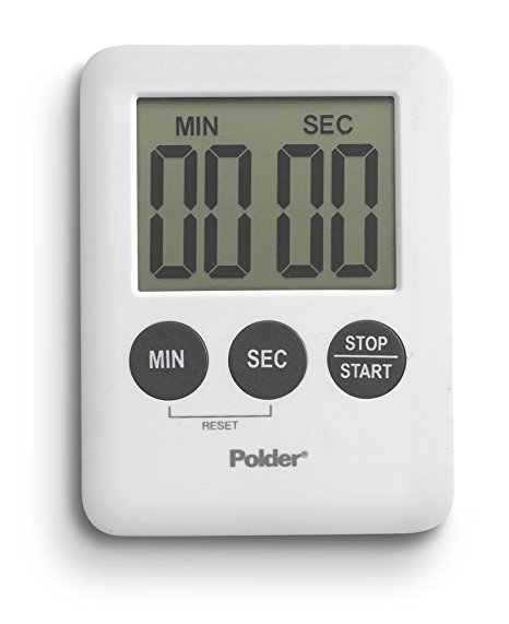 Polder 100-Minute Mini Timer, White