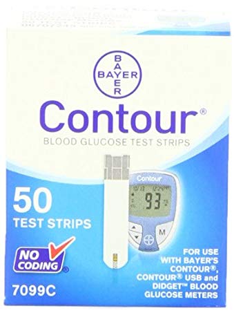 Bayer Contour Point of Care Test Strips, 50 CT