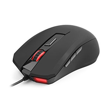 Turtle Beach Grip 500 Premium Illuminated 7-Button Laser Gaming Mouse with Avago 9800 Sensor and Omron Switches for PC