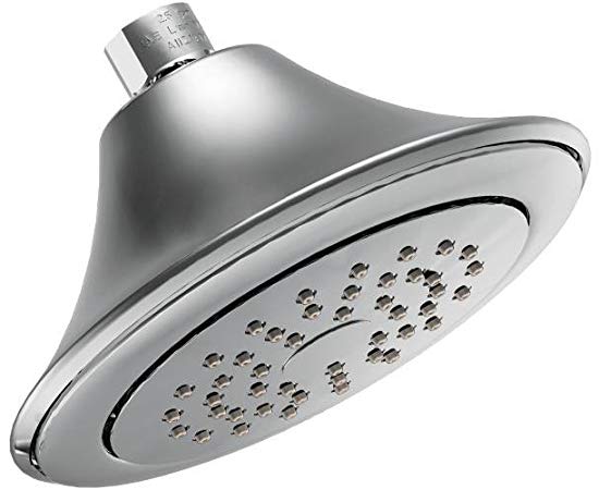 Moen S6335 Rothbury 6-1/2" Single-Function Showerhead with 2.5 GPM Flow Rate, Chrome