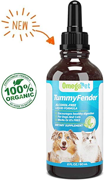 OmegaPet Liquid Dewormer for Cats and Dewormer for Dogs - Chemical-Free Dog Dewormer - Perfect for Tapeworm Prevention and More - Made with Organic Herbs