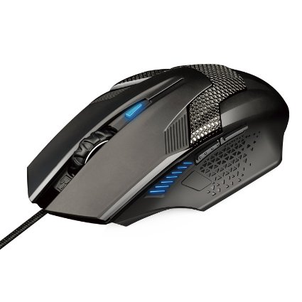 TeckNet® Raptor Gaming Mouse with 2,000 DPI, 6 Button, Extra weight