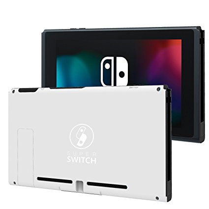 BASSTOP Portable DIY Replacement Housing Shell Case for Switch NS NX Console without Electronics (White)