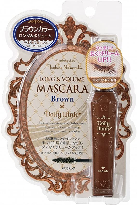 Japan Health and Beauty - Dolly Wink Long & Volume Mascara Brown 8gAF27