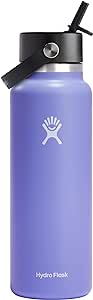 Hydro Flask 40 OZ Wide Double-Wall Flex Straw Cap Lupine