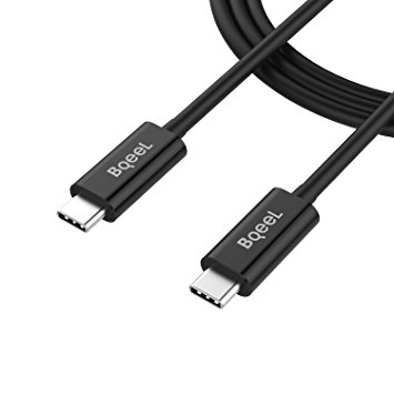 Bqeel BC-C01C1 USB-C to USB-C 3.1 Gen 1 Cable with Power Delivery for USB Type-C Devices Including Galaxy S8, S8 , Google Pixel, Nexus 6P, Huawei Matebook, Nintendo Switch, MacBook and More
