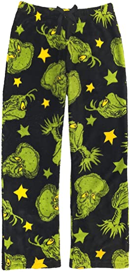 Dr. Seuss The Grinch Boys & Big Boys Fleece Pajama Pants