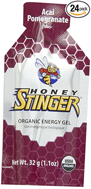 Honey Stinger Organic Energy Gel, Acai and Pomegranate, 1.1 Ounce (Pack of 24)