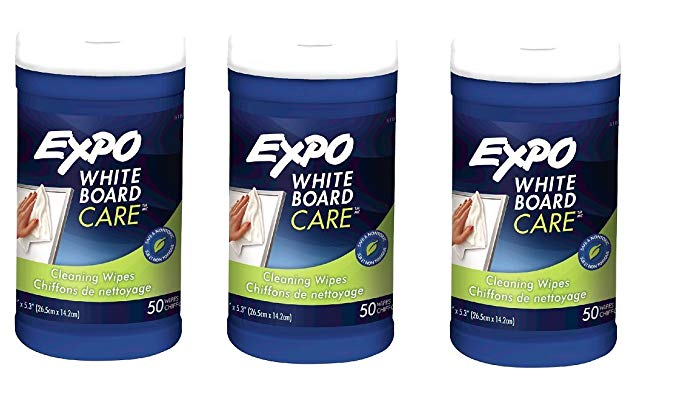 Expo Marker Board Towlettes wipes (3-Pack of 50)