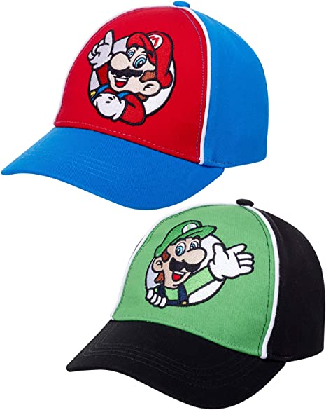 Nintendo Boys Super Mario Bros. Cotton Baseball Cap (Ages 4-7)