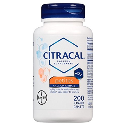 Citracal Petites With Vitamin D3 Tablets 200 Count - Pack of 3