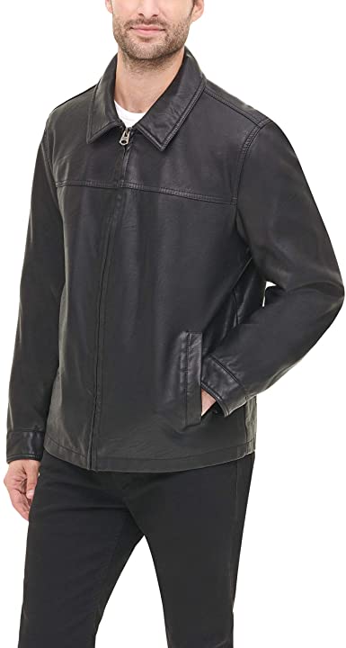 Dockers Men's James Faux Leather Jacket