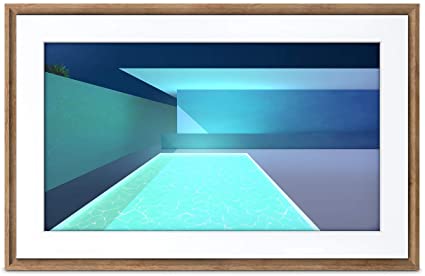 Meural MC327HW Canvas II – The Smart Art Frame with 69 cm HD Digital Canvas, 48x74 cm Dark Wood Frame (WiFi-Connected)