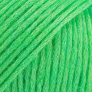 Baby Alpaca and Merino Wool Yarn, 4 Medium, Worsted, Aran, Drops Air, 1.8 Ounce 164 Yards (43 Parrot Green)