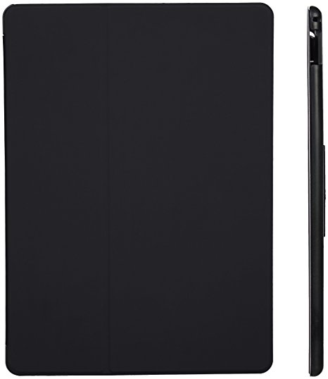 AmazonBasics New iPad Pro 2017 Smart Case Auto Wake/Sleep Cover, Black, 12.9"