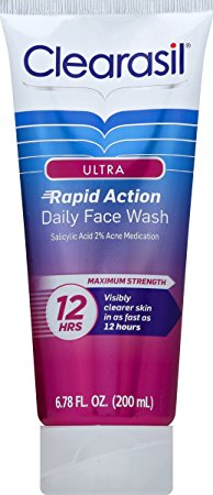Clearasil Ultra Acne Treatment Daily Face Wash, 6.78 Ounce (Pack of 3)